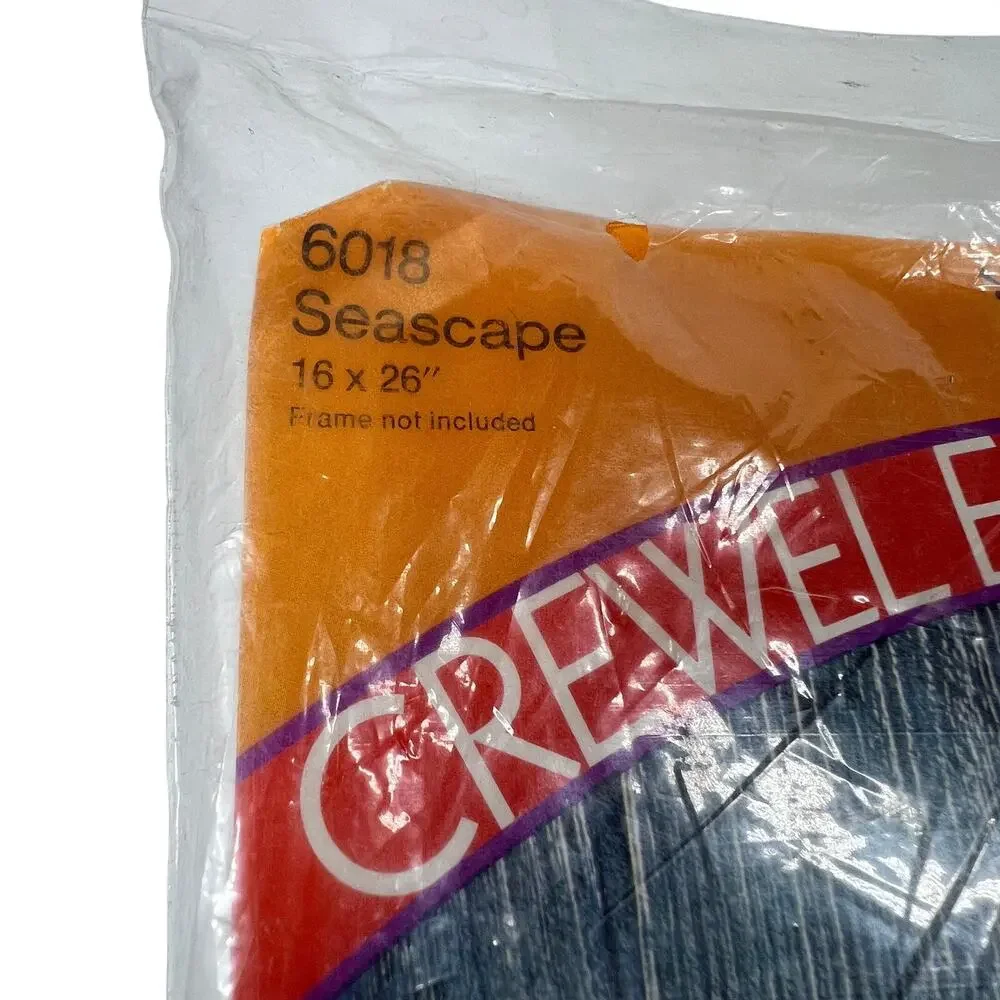 PAULINE DENHAM Vintage 1971 Seascape 6018 Crewel Embroidery Kit Nautical NEW